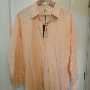 Orange Striped Shirt